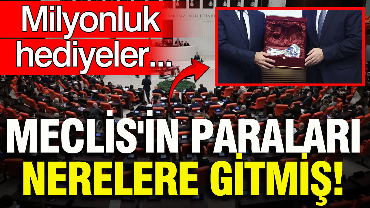 TBMM’nin 2025 yılı hediye harcaması 34,8 milyon TL olarak açıklandı